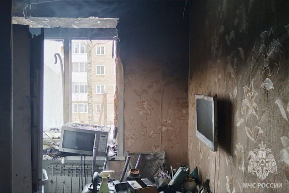 В Ивановской области спасатели дважды за сутки выезжали тушить пожары в многоквартирных домах